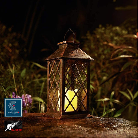 Solar Oil Lamp Lantern Medium