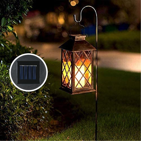 Solar Oil Lamp Lantern Medium