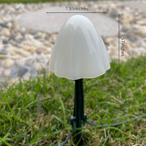 Set of 10Pcs Solar Powered Mini Mushroom Solar Lights Solar String Light