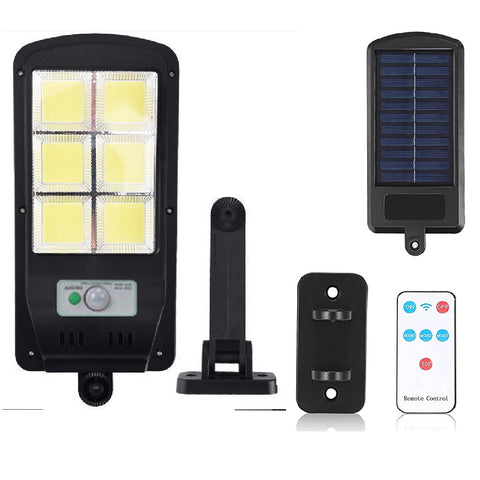 Solar Lights Outdoor Motion Sensor 120 Bright COB LED 6000 Lumens Remote