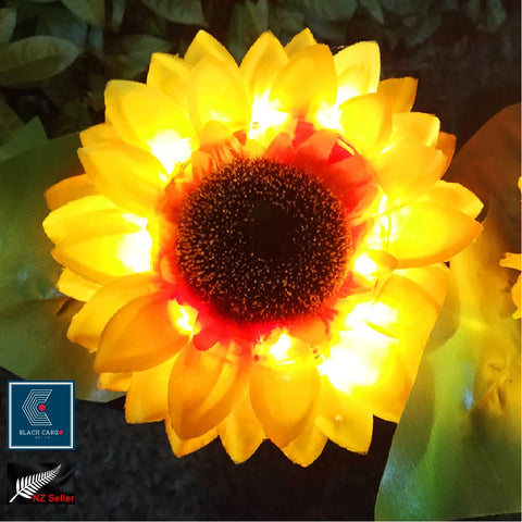 Outdoor Solar Garden Stake Lights Solar Powered Light Sunflower