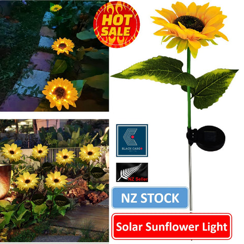 Outdoor Solar Garden Stake Lights Solar Powered Light Sunflower