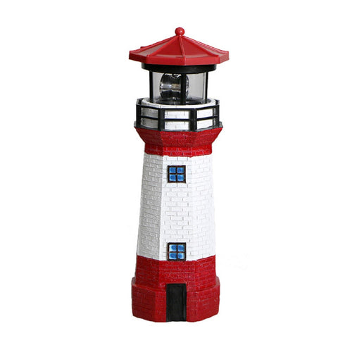 Solar Light Solar Lighthouse with Rotating Lamp 27cm