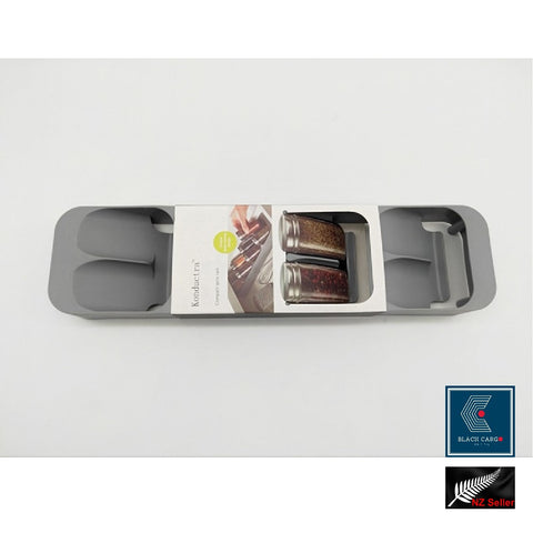 Spice Drawer Organizer Seasoning 4-Tier Rack Tray Insert for Kitchen Drawers