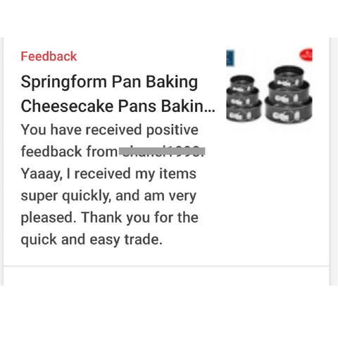 3pcs Springform Cake Pan Set Steel Nonstick Leakproof Cheesecake Pans