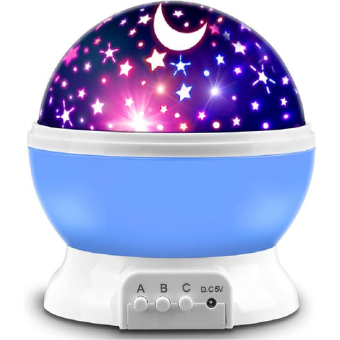 Star Night Light Projector Kids Night Light 360 Degree Rotation -Blue