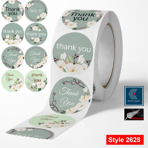5Pack Packing Tape Courier Bag Packing Boxes 2500Pcs Thank You Sticker
