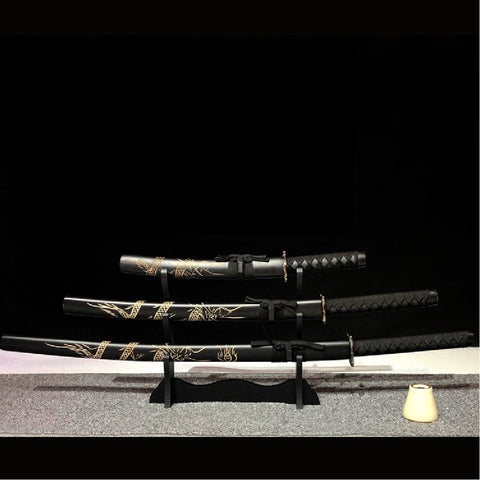 Samurai Sword 3 Swords Katana Wakizashi Tanto