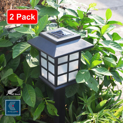 Solar Post Lights 2Pcs - Referdeal