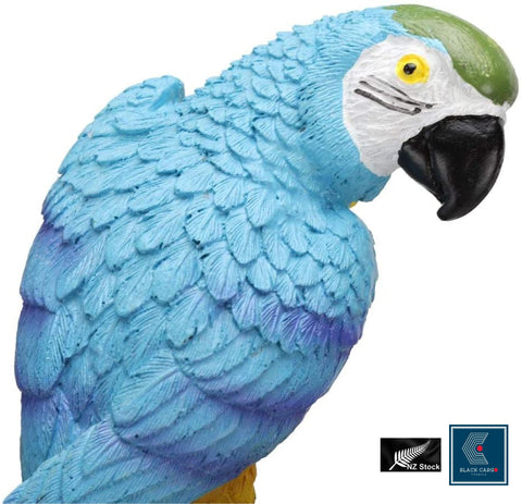 Solar Garden Lights Cute Parrot Waterproof Outdoor Garden Stake Ornament Blue