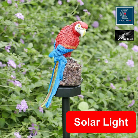 Solar Garden Lights Cute Parrot Waterproof Outdoor Garden Stake Ornament