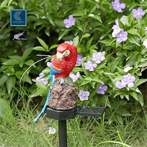 Solar Garden Lights Cute Parrot Waterproof Outdoor Garden Stake Ornament