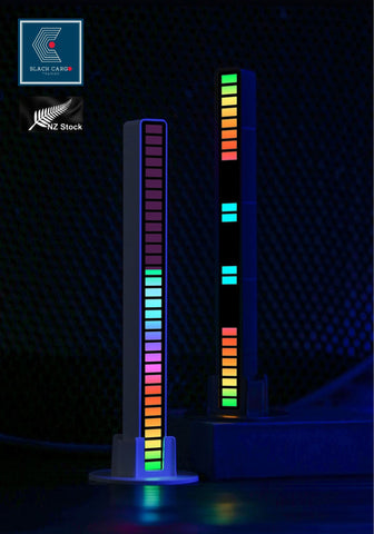 Rechargeable RGB Sound Control Light Lamp Music Rhythm Lights Disco Ball Light