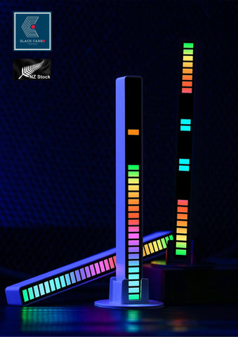 Rechargeable RGB Sound Control Light Lamp Music Rhythm Lights Disco Ball Light