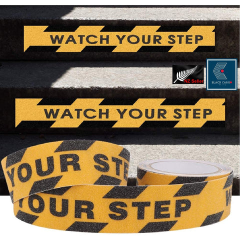 Croc Grip 48mm*500cm XL Watch Your Step Anti-Slip Step Warning Sign Sticker