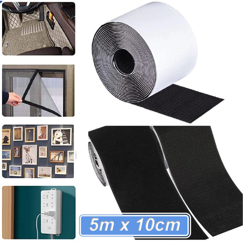 Heavy Duty Hook And Loop Adhesive Velcro Tape 100mm*5m