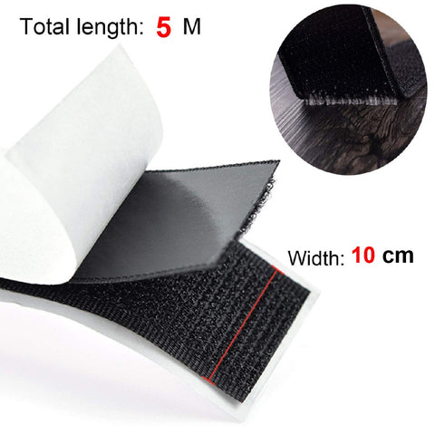 Heavy Duty Hook And Loop Adhesive Velcro Tape 100mm*5m