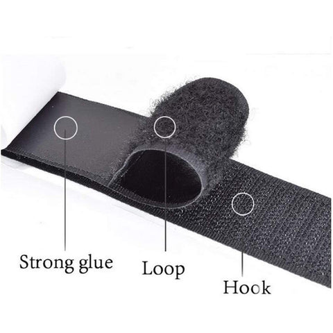 Heavy Duty Hook And Loop Adhesive Velcro Tape 100mm*5m