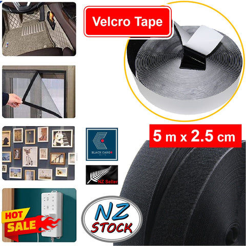 Heavy Duty Hook And Loop Adhesive Velcro Tape 25mm*5m