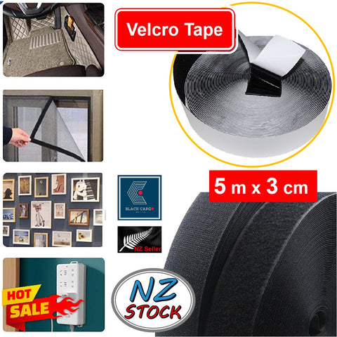 Hook And Loop Adhesive Velcro Tape 30mm*5m