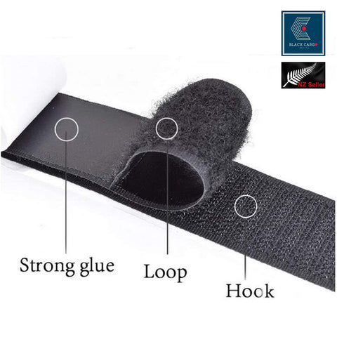 Heavy Duty Hook And Loop Adhesive Velcro Tape 25mm*5m