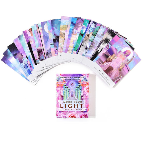 Tarot Cards Set Work Your Light Oracle 44 Cards Oracle Cards Tarot Deck