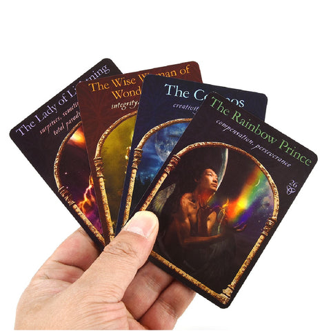 Tarot Cards Set Wisdom of The Hidden Realms Oracle Cards 44 Cards Tarot Deck