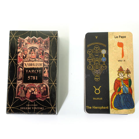 Tarot Cards Set 5781 Kabbalistic Oracle Tarot Cards 78 Cards Tarot Deck