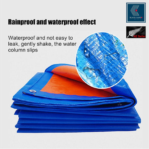 Heavy Duty Tarpaulin Covers Tarp Waterproof 4.8m x 5.8m