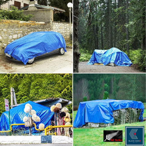 Heavy Duty Tarpaulin Covers Tarp Waterproof 4.8m x 5.8m