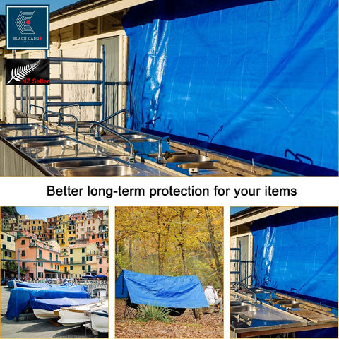 Heavy Duty Tarpaulin Covers Tarp Waterproof 4.8m x 5.8m