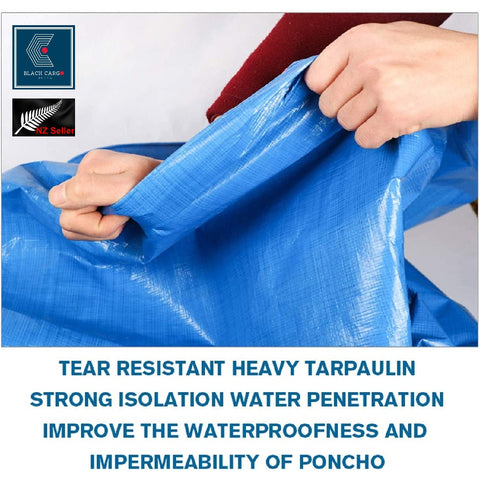 Heavy Duty Tarpaulin Covers Tarp Waterproof 4.8m x 5.8m