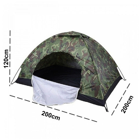 Camping Tents Waterproof Camping Tent Fiberglass Outdoor Travel Hiking 3-4 pp