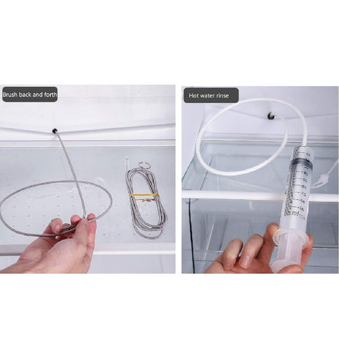 Fridge Cleaning Brushes Set Car Sunroof Door Windshield Cleaning for Drain Hole