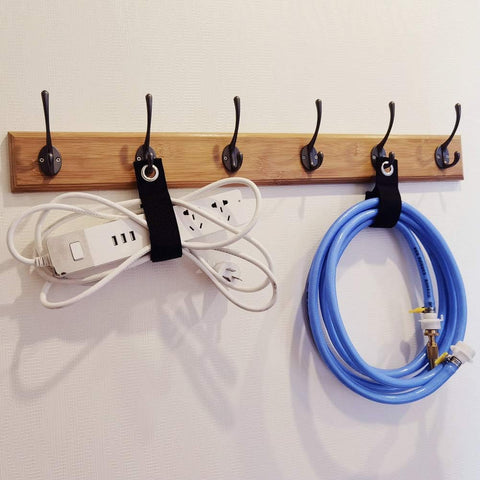 5Pcs Heavy Duty Storage Straps Extension Cord Holder Organizer