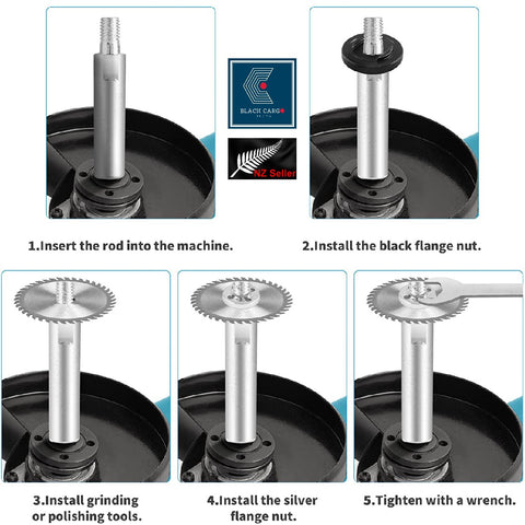 Angle Grinder Extension Connecting Rod Rotary Extension Shaft Set - Referdeal