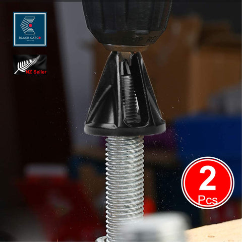 2Pcs Deburring External Chamfer Tool Drill Bit 12mm-22mm Bolt Threads Repair