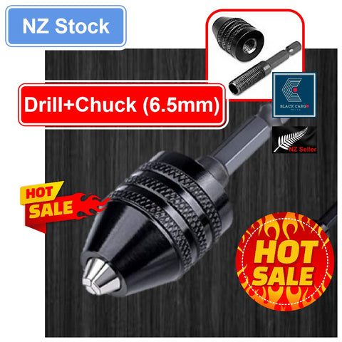 Drill Chuck Bit 1/4 Inch Hex Shank Drill Adapter 0.3-6.5 mm Impact Drill Tool