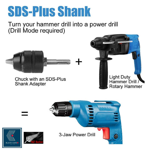 Drill Chuck Bit 1/4 Inch Hex Shank Drill Adapter 0.3-6.5 mm Impact Drill Tool