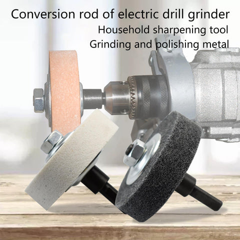 Bench Grinder Shaft 3/8 inch Arbor Convert Electric Drill kits