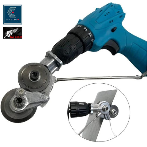 Corrugated Metal Roofing Sheet Electric Nibbler Cutter shears Drill Attachment