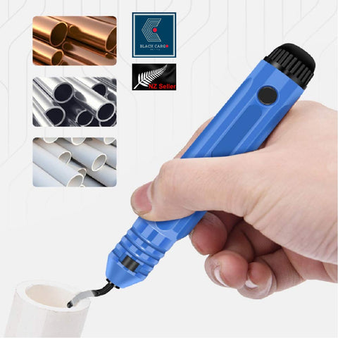 Deburring Tool with 10Pcs HSS Blades Aluminum Copper Plastic Pipe 3D Printing