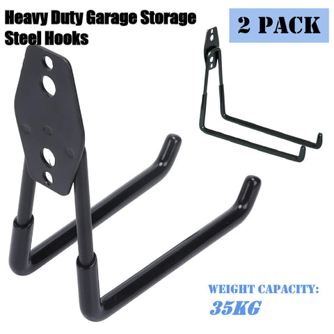 2Pack Heavy Duty Garage Storage Steel Hooks Tool Organizer Hangers