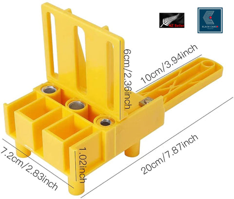 8Pcs Woodworking Dowel Jig Set Wood Dowel Drill Bit Straight Hole Set