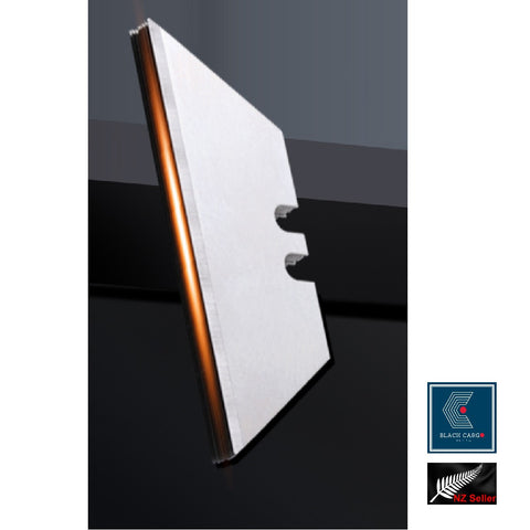 Retractable Aluminum Utility Knife with 10Pcs SK5 Sharp Blades Safety Cutter