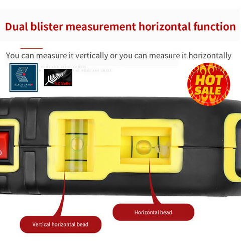 Cross Line Laser Tool with 550cm Tape Measure