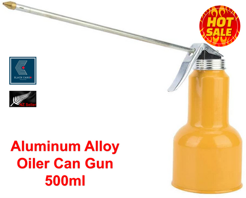 Aluminum Alloy High Pressure Machine Oiler Can Gun with Long Nozzle - Referdeal