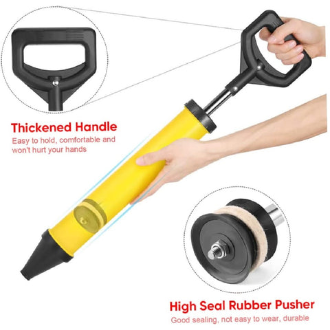 Portable Concrete Mixer Grout Tools 4 Nozzles For Cement Caulking Concrete Brick layers