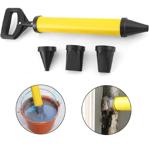 Portable Concrete Mixer Grout Tools 4 Nozzles For Cement Caulking Concrete Brick layers