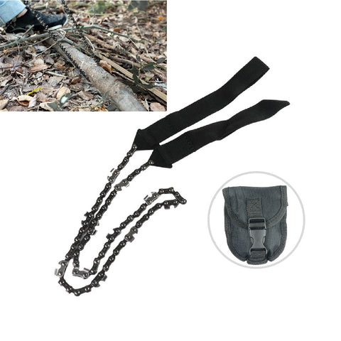 Carbon steel Compact Hand Saw Survival Camping Folding Tool Gear Kit with Pouch